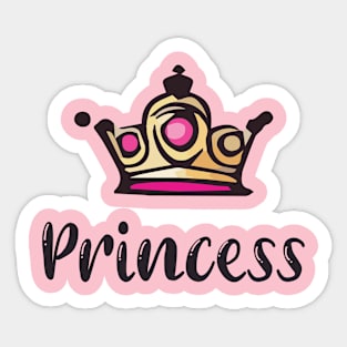 Royal Princess Crown Sticker